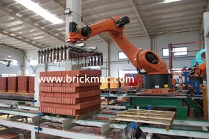 Used Interlocking Brick Stacking Machine for Heavy Loading Stacking Palletizing Unloading Wrapping