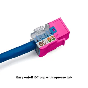 CAT6 RJ45 UTP High Performance Ethernet Network Connector Modular Keystone Jack