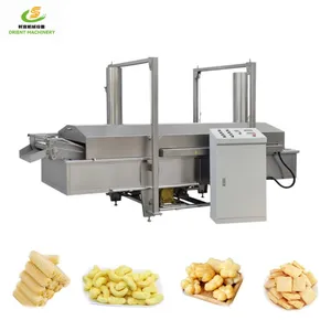Automatic Potato Chips Continuous Frying Machine