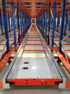 Intensive Warehouse Storage Racking Heavy Duty Four Ways Radio Shuttle Rack System
