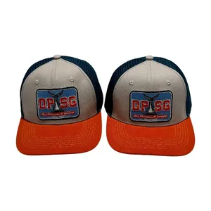 Customizable 6 Panel Colorful Mesh Trucker Hat with Rope