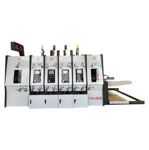 Automatic Economic Speed Printing Slotting Die Cutting Machine Four Color Printer Machine