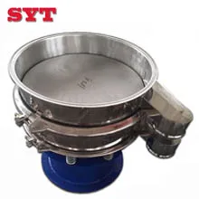 3 Decks Powder Grading Circular Rotary Vibrating Screen Sieve Machine