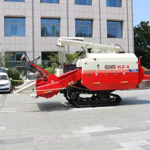 100-120HP Rice Combine Harvester with Fast Unloading System