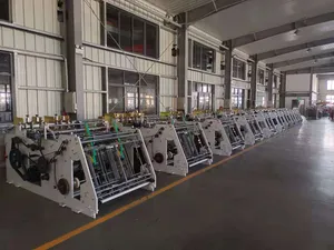 Computerized Paper Lunch Box Making Machine Carton Erecting Machine for Hamburger, Packing, Cake Box