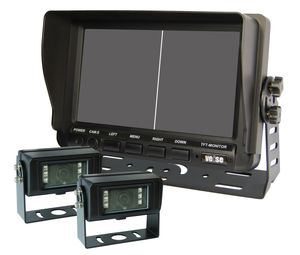 Truck School Bus Night Vision Ahd Camera 7 Inch Rear View Monitor Monitoring System