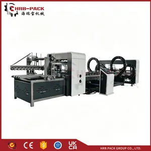 Fast Order Change Computerized Automatic Carton Box Making Folder Gluer Stitcher Machine for Retail Cartons
