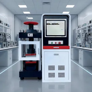 Fully Automatic Compressive Test Machine for Industrial Applications
