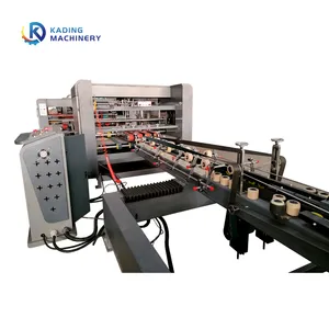 Kading High Speed Computerized Auto Box Gluing Stitching Machine Carton Box Stitcher