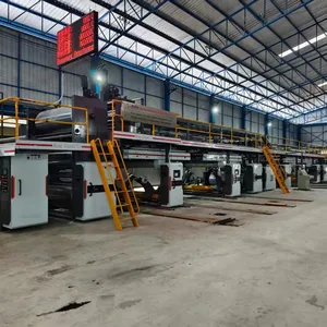Computer-Controlled High-Speed Corrugated Cardboard Box Production Line