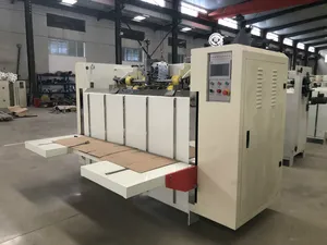 2000 Carton Semi Auto Nail Box Stitching Packing Machine with Packing Machine