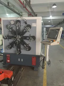 4mm 12 Axis KCT-1245WZ Camless Versatile Spring Forming Machine & Extension Spring / Torsion Spring Making Machine