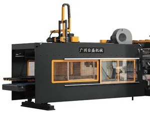 Paper Box Making Machine Folder Gluer Counting Stacking Automatic