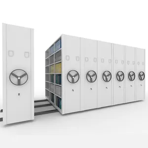 Durable Compact Mobile File Storage Cabinet Metal File Filling Rack Intelligent Compact Shelving System