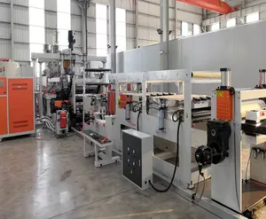 Full Machine Servo High Efficiency Computer Screen Operating System Plastic Sheet Film Making Machine