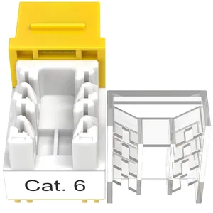 CAT6 RJ45 Female Ethernet Network Wall Plate Module Keystone Jack
