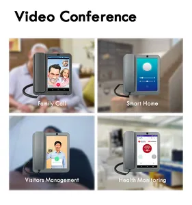 Smart 4G Desk Phone: 8" HD IPS Display & Android 10 System