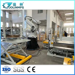 Paper Roll Stacking, Wrapping and Bagging Packing Line