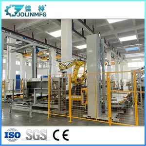Paper Roll Stacking, Wrapping and Bagging Packing Line