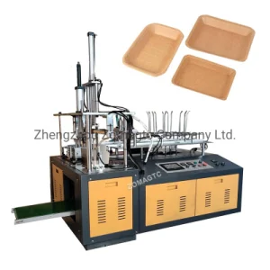 Fully Automatic Biodegradable Paper Food Container Machine Paper Food Box Making Machines