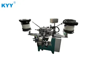 Kyy Automatic Spring Sheet Pin Lock Slider Assembly Machine Zipper Slider Machinery, Zipper Making Machine