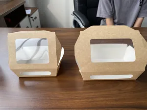 Carton Erecting Machine Paper Burger Box Making Machine