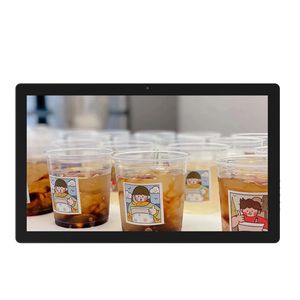 65 Inch Android System Pcap Touch Screen Operating Win XP Full Color Screen Video Wall Mount Factory Price Advertising Board LCD Display Module
