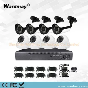 Wardmay 4MP IR Outdoor Security Camera 8CH DVR CCTV System