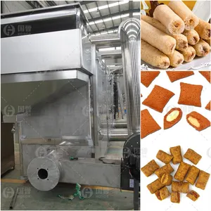 Enhanced Inflating Puffed Snacks Making Machine Commercial Core Filling Snacks Production Line Profitable Puff Snack Shaping Machine