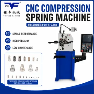 Heat Resistant Constant Force High-Pressure Coil Compression Spring Making Machine