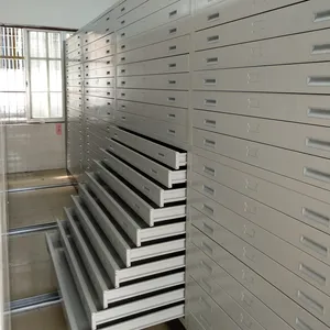 Customized High Density Shelving System Mobile Filing System for Massive File Storage