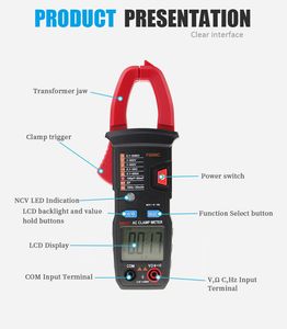 High Precise Smart Tester Auto Ranging Electronics Digital Multimeter Digital Sale True RMS Portable Handheld Meter