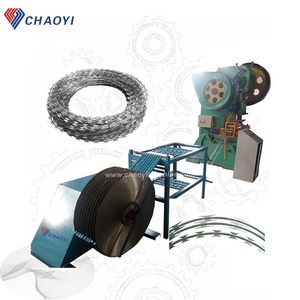 Automatic Razor Blade Barbed Wire Mesh Making Machine with Different Razor Blade Shape