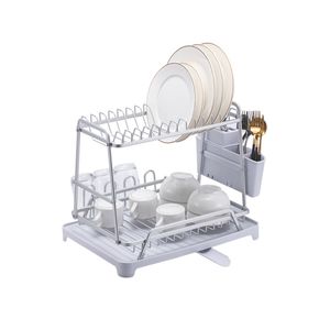 Aluminum Dish Rack Kitchen Drain Kitchen Rack Storage Racks