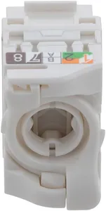 180 Degree CAT6A RJ45 Network Unshielded Cable Termination Module Keystone Jack