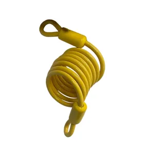 Versatile Spring Coated Wire Rope Retractable Tool Lanyard for Office Event Use