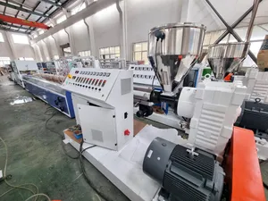 Plastic Extruder PVC Wall Panel Shutter Window Ceiling Cable Wire Trunking Gutter Profile Production Line Making Extrusion Machine