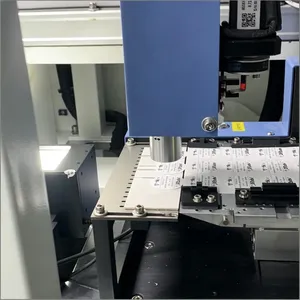 Intelligent Error-Proof Plane Visual Labeling Machine Label Assembly with Missing Label Sensor Automatic Alarm System and Stop Protection Device