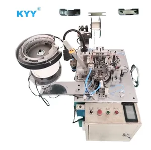 Straight Spring Cap Assembly Machine for Slider Production Line, New Type Auto-Lock Slider Manufacturing