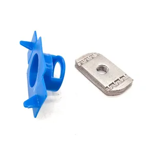 Stainless Steel Channel Spring Plastic Wing Nut for Solar Energy System