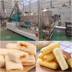 Delicious Inflating Snacks Production Line Automatic Inflating Snacks Making Machine Core Filling Snacks Production Line