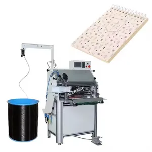 Versatile Coil Binding Machine Spiral Single Loop Wire Plastic Notebook
