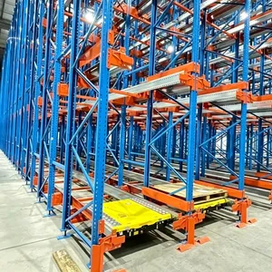 Cold Storage Warehouse Rack Solution Heavy Duty Radio Shuttle Pallet Rack System