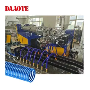 1-8inch Suction Delivery Water Slurry Rigid PVC Spring Reinforcement Pipe Making Machine