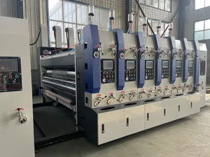 Automatic High Speed 6 Color Corrugated Carton Box Making Line Stack Printing Machine