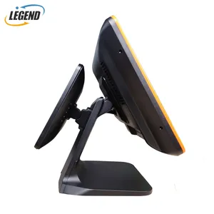 15 Inch + 9.7 Inch Windows 10 POS Computer All in One POS System