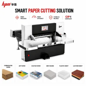 Guillotine Paper Cardboard A4 Cutter Label Plotter PVC Sheet ATM Slit Machine- User-Friendly Touchscreen Control for Packaging Production Line Machine