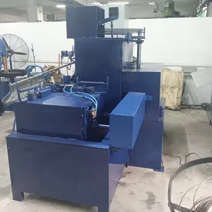Factory PLC Mechanical Hanger Making Machine with Rivet End Function