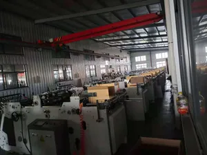 Computerized Paper Lunch Box Making Machine Carton Erecting Machine for Hamburger, Packing, Cake Box