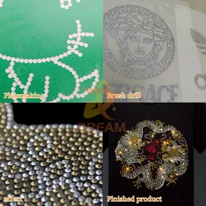 Automatic Hotfix Rhinestone Setting Machine Different Patterns Images Rhinestone Shaking Machine for Clothes